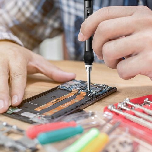 Zestaw precyzyjna lutownica cyfrowa Fnirsi HS-01 65W + groty 6 szt na Arena.pl