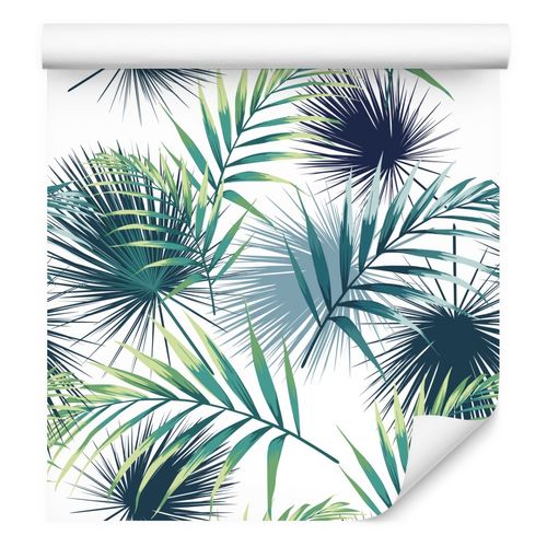 Tapeta Do Jadalni Zielone LIŚCIE Palmowe Natura na Arena.pl