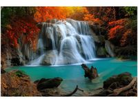 100 70CM OBRAZ PŁÓTNO WODOSPAD HUAY MAE KAMIN PŁÓTNO RAMA