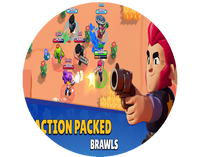 Opłatek na tort Brawl Stars