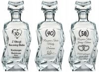 KARAFKA PREZENT na okrągłe urodziny 30 40 50 60 70