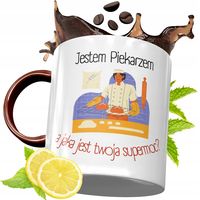 Kubek Bordowy Dla Piekarza Na Urodziny Prezent Z Nadrukiem Ze Zdjęciem