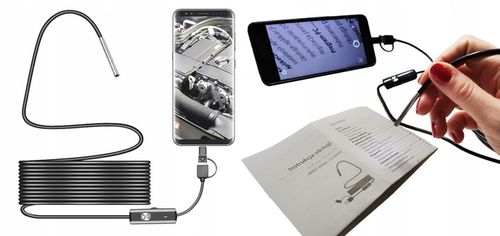 Kamera inspekcyjna AN97-3.9MM HD Android USB-C endoskop na Arena.pl