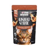 Kawałki w sosie Cielęcina z jeleniem dla kota 85gr