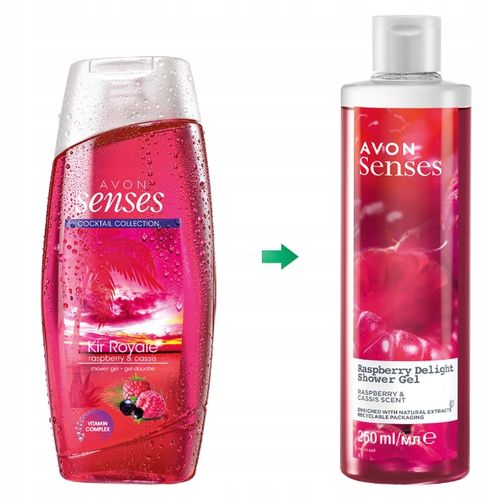 Avon - żel pod prysznic Raspberry Delight Malina 250 ml na Arena.pl