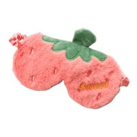 maska do spania futrzana truskawka sweet opk03