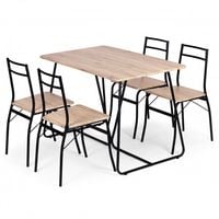 ZESTAW MEBLI MODERNHOME LOFTOWY STALOWY MDF DO JADALNI