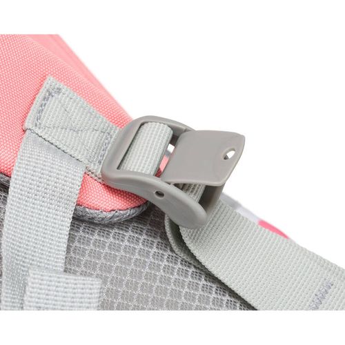 szkolny, różowy plecak z oddychającego poliestru z pasem na Arena.pl