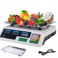 WAGA ELEKTRONICZNA SKLEPOWA MAGAZYNOWA PRZEMYSŁOWA Z AKUMULATOREM 40KG