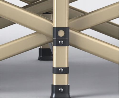 SKŁADANE ŁÓZKO TURYSTYCZNE Z GRUBYM MATERACEM 190X71x36 CM SZARY na Arena.pl