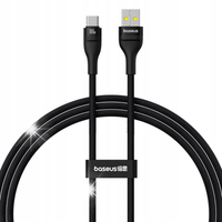 Baseus mocny wytrzymały kabel 1m USB USB-C oplot 100W 20V 5A 100cm czarny