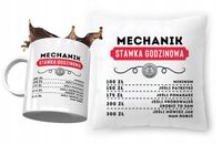 Dla Mechanika Zestaw Poduszka + Kubek Na Prezent Z Nadrukiem Ze Zdjęciem