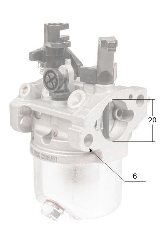 Gaźnik Loncin LC40ZB20-1.7Q LC148F-2 CZĘŚĆ ORYGINALNA 170022361-0001 na Arena.pl