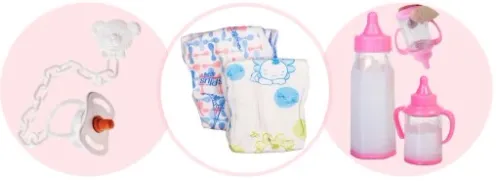 Lalka bobas interaktywna SMOCZEK PAMPERSY BUTELKI na Arena.pl