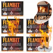 PODPAŁKA BIAŁA DO KOMINKA PIECA GRILLA x240 KOSTEK ROZPAŁKA GRILLA