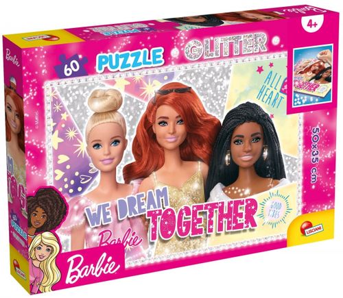 LISCIANI PUZZLE BARBIE GLITTER 60 elementów Selfie na Arena.pl