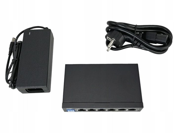 Switch POE 4xPOE 2xUplink 60W 4POE zdjęcie 4
