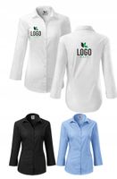 KOSZULA DAMSKA Z WŁASNYM HAFTEM LOGO NAPISEM firmowa reklamowa