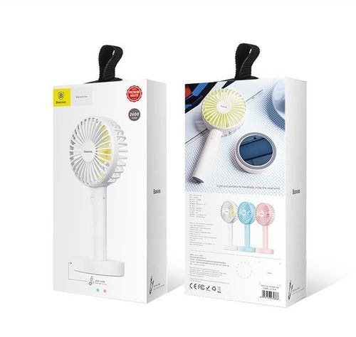 Wentylator Baseus Macarons Series - biały na Arena.pl