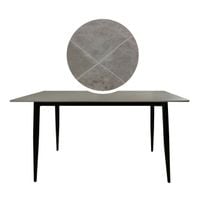 Stół ceramiczny 140x80 cm beton MARKINIA do jadalni salonu