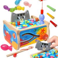 SORTER UKŁADANKA DLA DZIECI GRA MAGNETYCZNA ŁOWIENIE RYBEK RYB NA MAGNES