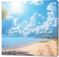 Obraz 90x90cm Letni Dzień