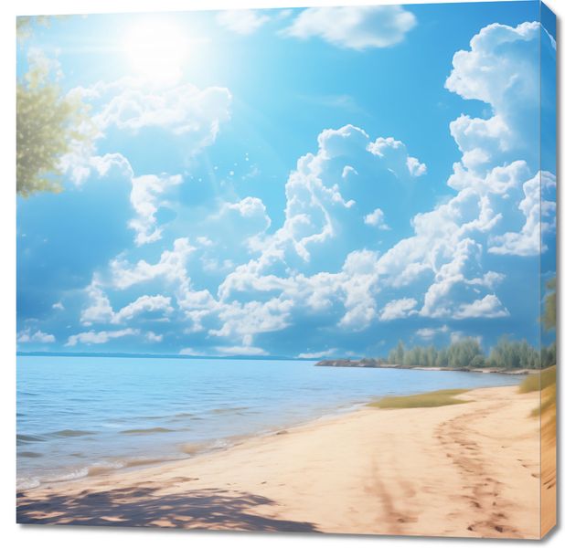 Obraz 90x90cm Letni Dzień zdjęcie 1