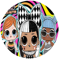 Opłatek na tort lol Suprise