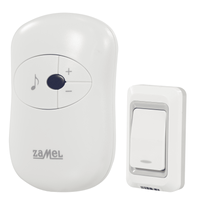 Dzwonek bezprzewodowy 230V ST-930 DISCO biały Zamel