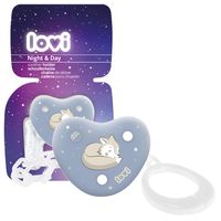 LOVI Łańcuszek, zawieszka do smoczka uspokajającego Night&Day BOY