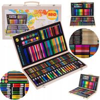 ZESTAW DREWNIANY DO MALOWANIA 180 EL. NR:6683