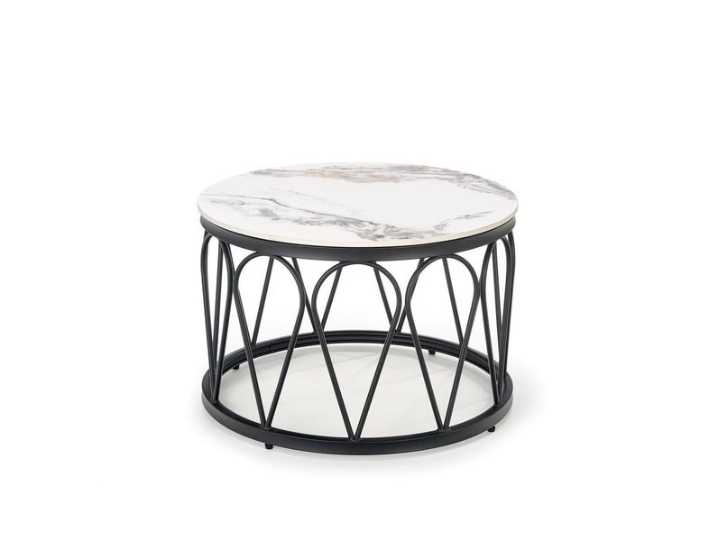 Zestaw 2 stolików Mimosa biały marmur / zdjęcie 4