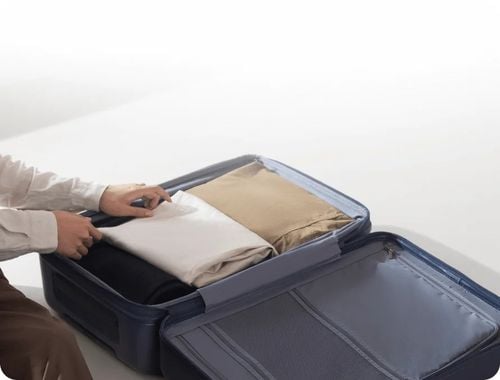 Expandable Luggage 20" | 3400 g | Luggage | Blue | Polycarbonate/Polyester na Arena.pl