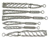 Solidna chromowana kolczatka zaciskowa dla ciągnącego psa Chaba Rozmiar 0,5