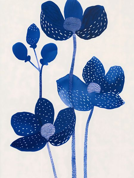 Plakat 30x40cm Nocne Kwiaty zdjęcie 1