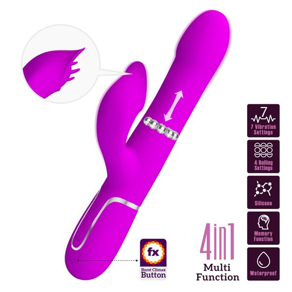 Pretty Love - Twinkled Tenderness Purple, 7 Vibration Functions 4 Rolling zdjęcie 2