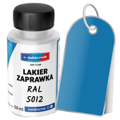 lakier zaprawkowy zaprawka samochodowy ral 5012 niebieski jasny połysk 50ml