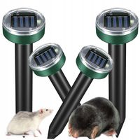 4x SILNY ODSTRASZACZ SOLARNY KRETÓW NORNIC GRYZONI NA KRETY NORNICE MYSZY
