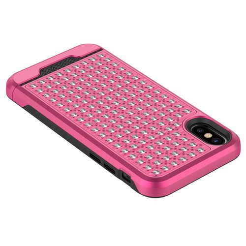 Etui do iPhone X (Pink/Black) na Arena.pl