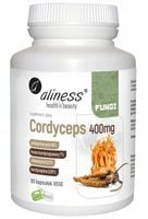 Aliness CORDYCEPS 400 mg Kordyceps WYSOKA STANDARYZACJA 90 kaps STRES MÓZG