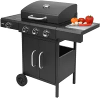 GRILL GAZOWY OGRODOWY 3 PALNIKI +1 BOCZNY 11,6KW