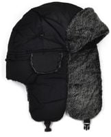 Uszanka czapka Petersburg - chroniąca uszy, ocieplona, zimowa Czarny