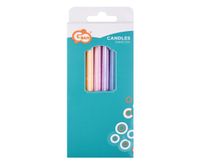 ŚWIECZKI MAKARONIKOWY MIX METALLIC 6SZT GODAN