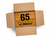Tabliczka Tablica ADRESOWA ALUMINIOWA Numer domu