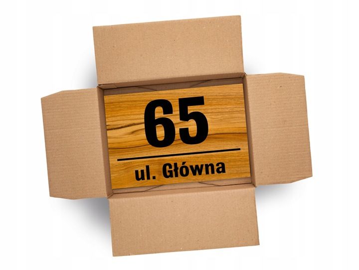 Tabliczka Tablica ADRESOWA ALUMINIOWA Numer domu zdjęcie 2