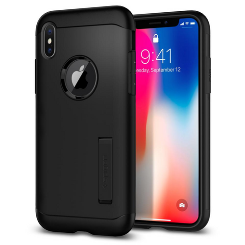 SPIGEN SLIM ARMOR Apple iPhone X - BLACK na Arena.pl