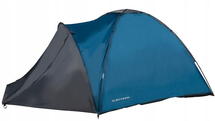 Namiot IGLO kempingowy z przedsionkiem trzyosobowy moskitiera WODOODPORNY zdjęcie 8