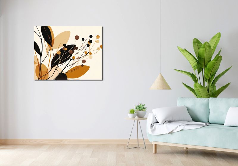 Obraz 90x70cm Jesienne Sylwety zdjęcie 2