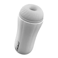 svakom robin biały - system wibracyjny z wyświetlaczem led, usb