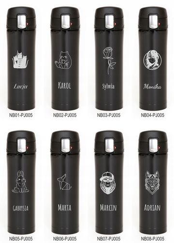 Kubek termiczny z imieniem własnym GRAWER imienia DŁUGO TRZYMA TEMPERATURĘ na Arena.pl